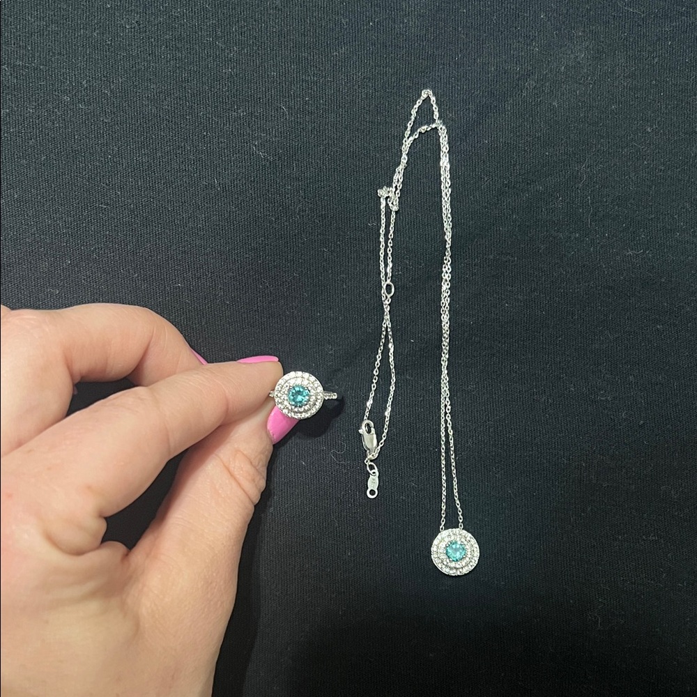 Kay Jewelers Swiss Blue Topaz Set